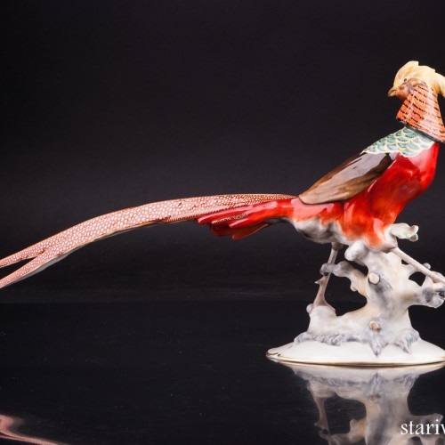 Золотой фазан, Hutschenreuther, Германия, 1970 гг