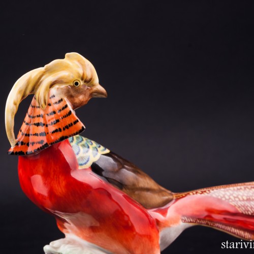 Золотой фазан, Hutschenreuther, Германия, 1970 гг