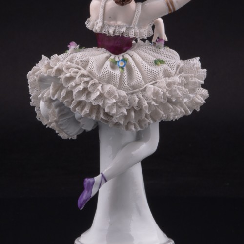Танцовщица, кружевная, Sitzendorf, Германия, сер. 20 в