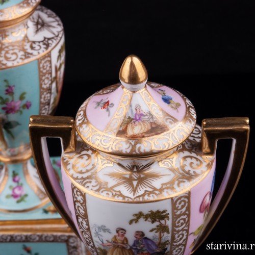 Две вазы, Дрезден, Германия, 19 в