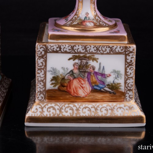 Две вазы, Дрезден, Германия, 19 в