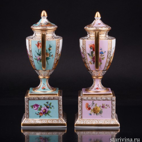 Две вазы, Дрезден, Германия, 19 в