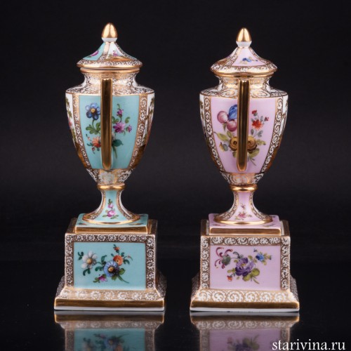 Две вазы, Дрезден, Германия, 19 в