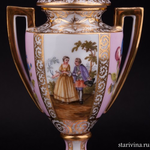 Две вазы, Дрезден, Германия, 19 в