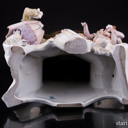 Фарфоровые часы, Германия, кон. 19 в