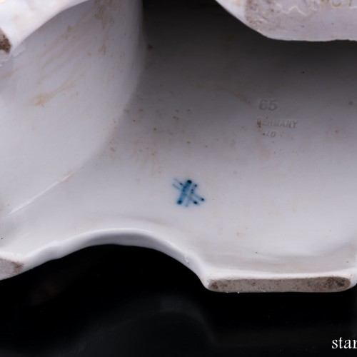 Фарфоровые часы, Германия, кон. 19 в