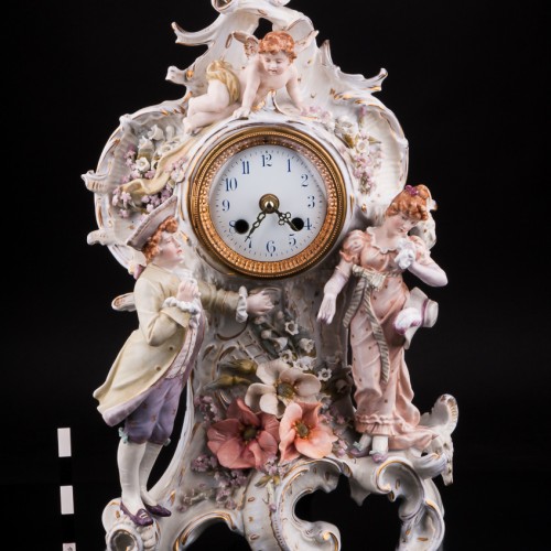 Фарфоровые часы, Германия, кон. 19 в