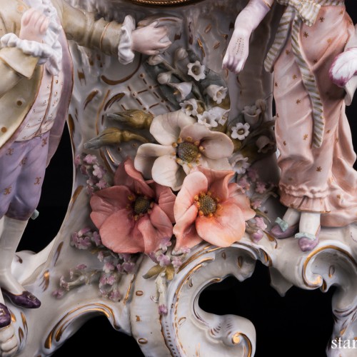 Фарфоровые часы, Германия, кон. 19 в