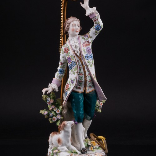 Танцующая пара, парные лампы, Sitzendorf, Германия, нач. 20 в