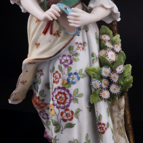 Танцующая пара, парные лампы, Sitzendorf, Германия, нач. 20 в