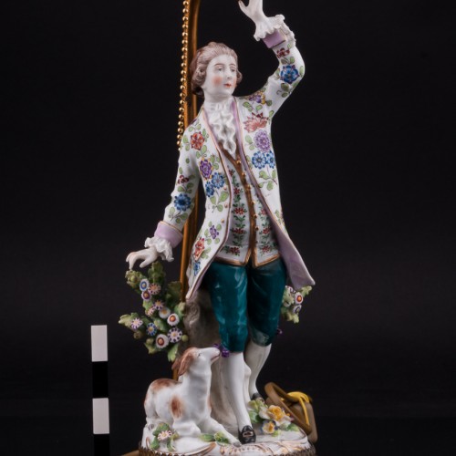 Танцующая пара, парные лампы, Sitzendorf, Германия, нач. 20 в