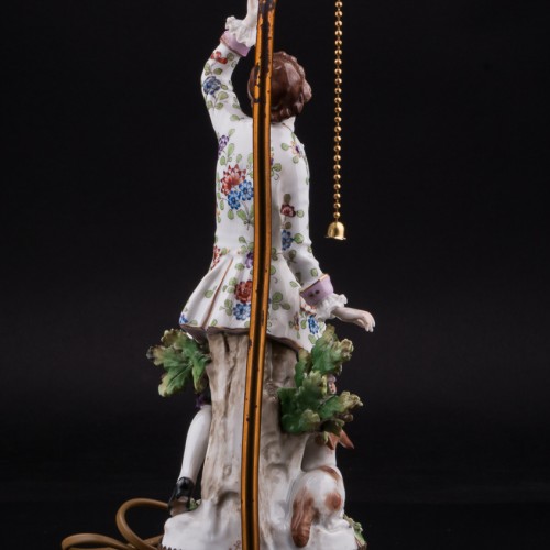 Танцующая пара, парные лампы, Sitzendorf, Германия, нач. 20 в