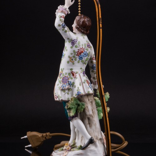 Танцующая пара, парные лампы, Sitzendorf, Германия, нач. 20 в