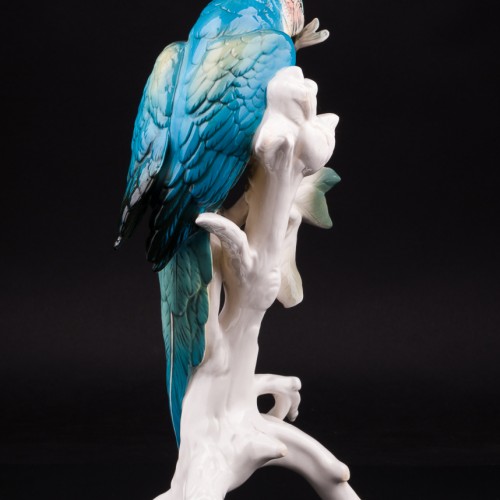 Попугай ара с вишнями, Karl Ens, Германия, 1930-50 гг