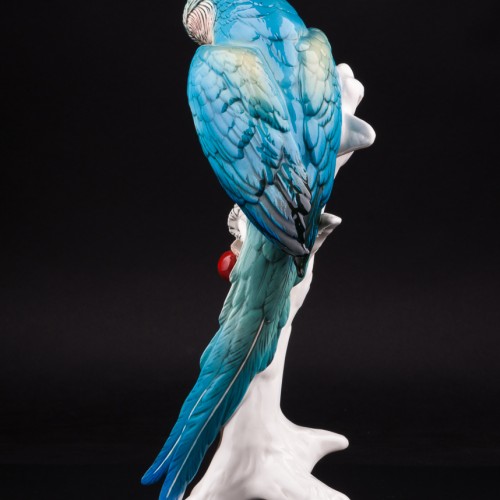 Попугай ара с вишнями, Karl Ens, Германия, 1930-50 гг