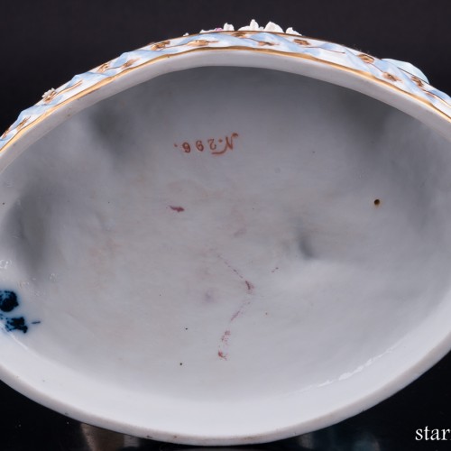 Дама с веером на стуле, кружевная, E. A. Muller, Германия, нач. 20 в