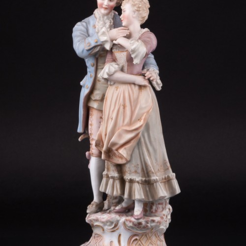 Романтическая пара, E. A. Muller, Германия, кон. 19 - нач. 20 вв