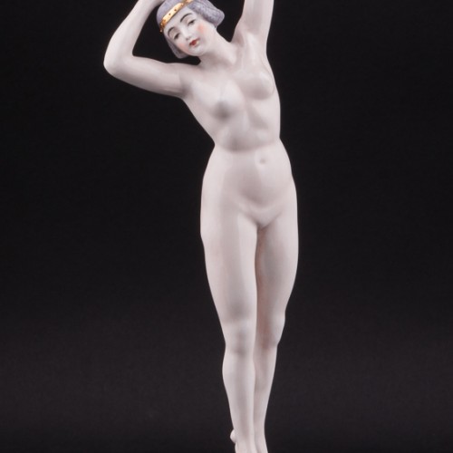 Обнаженная на шаре, Dressel, Kister & Co, Германия, 1920-30 гг