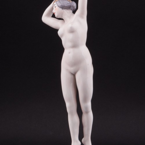 Обнаженная на шаре, Dressel, Kister & Co, Германия, 1920-30 гг