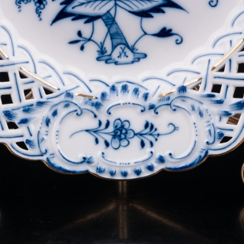 Тарелка с ажурным краем, Meissen, Германия, кон. 19 в