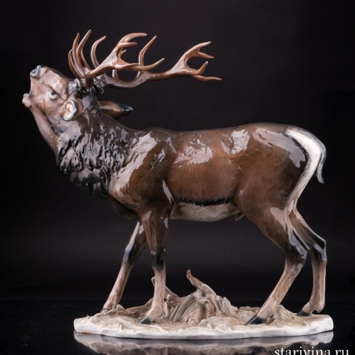 Ревущий олень, Rosenthal, Германия, 1934-56 гг