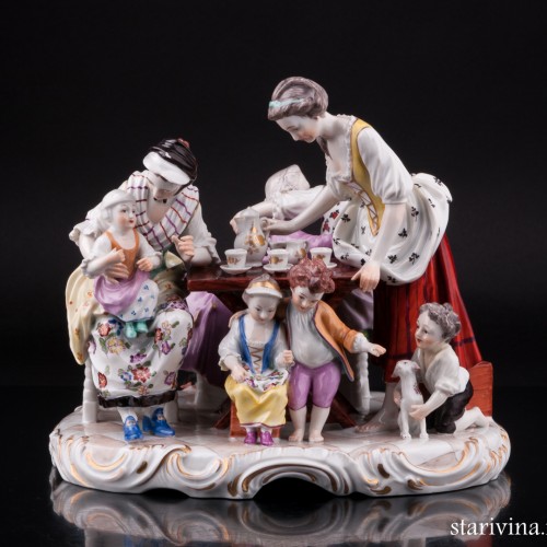 Домашнее чаепитие, Royal Wien, Австрия, кон. 19 в