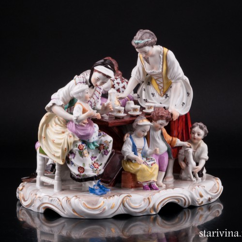 Домашнее чаепитие, Royal Wien, Австрия, кон. 19 в