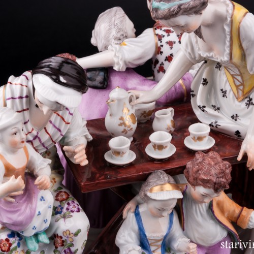 Домашнее чаепитие, Royal Wien, Австрия, кон. 19 в