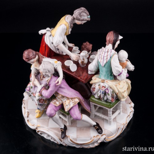 Домашнее чаепитие, Royal Wien, Австрия, кон. 19 в