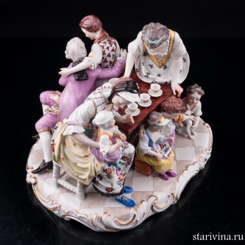 Домашнее чаепитие, Royal Wien, Австрия, кон. 19 в