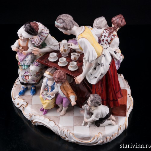 Домашнее чаепитие, Royal Wien, Австрия, кон. 19 в