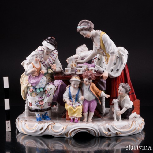 Домашнее чаепитие, Royal Wien, Австрия, кон. 19 в