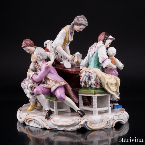 Домашнее чаепитие, Royal Wien, Австрия, кон. 19 в