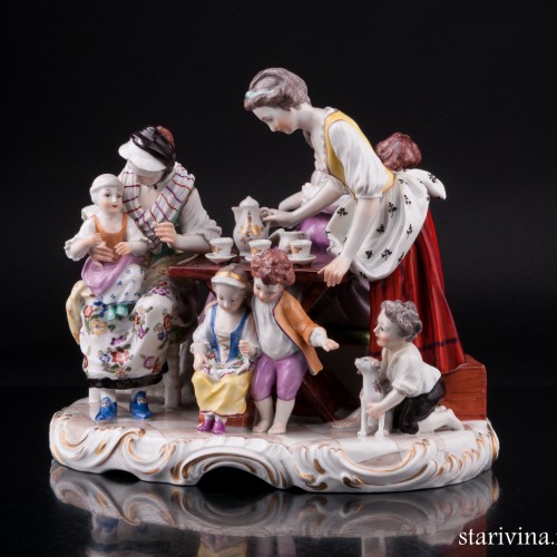 Домашнее чаепитие, Royal Wien, Австрия, кон. 19 в