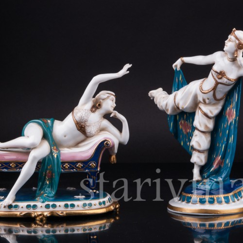 Восточная танцовщица, E. A. Muller, Германия, нач. 20 в