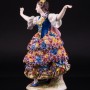 Девушка в цветочном платье, Volkstedt, Германия, вт. пол. 20 в