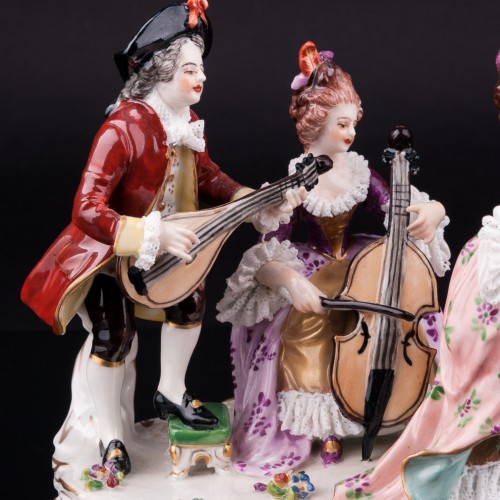 Концерт, кружевная миниатюра, Volkstedt, Германия, до 1935 г