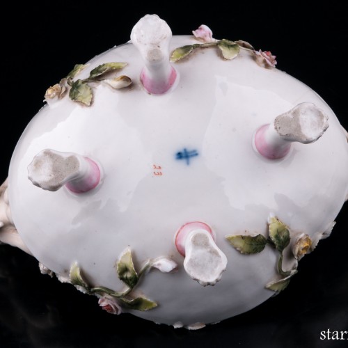 Два ангелочка, вазочка, Германия, 19 в