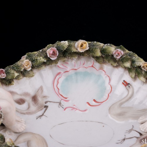 Два ангелочка, вазочка, Германия, 19 в