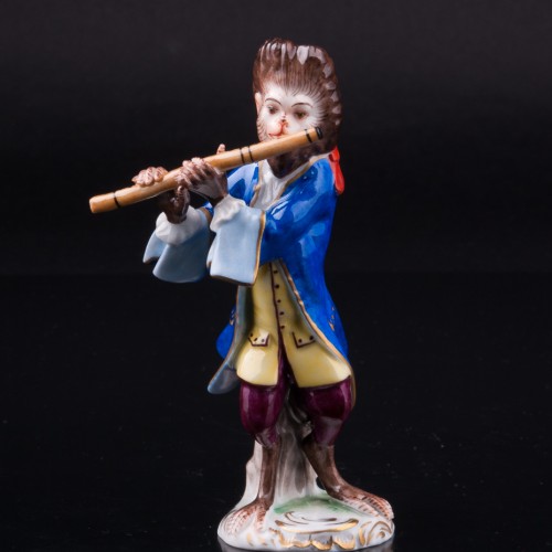 Обезьяна с флейтой, Volkstedt, Германия, сер. 20 в