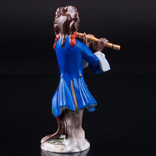 Обезьяна с флейтой, Volkstedt, Германия, сер. 20 в