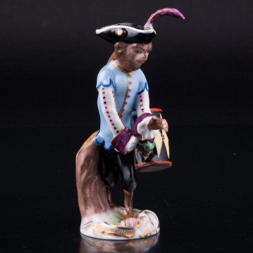 Обезьяна с барабаном, Volkstedt, Германия, сер. 20 в