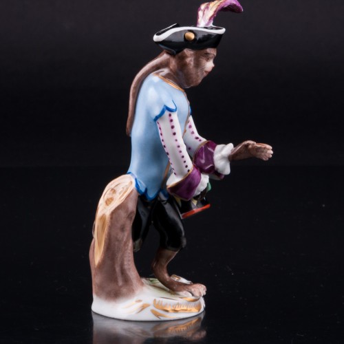 Обезьяна с барабаном, Volkstedt, Германия, сер. 20 в