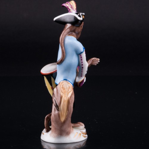 Обезьяна с барабаном, Volkstedt, Германия, сер. 20 в