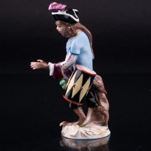 Обезьяна с барабаном, Volkstedt, Германия, сер. 20 в