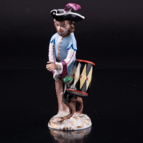 Обезьяна с барабаном, Volkstedt, Германия, сер. 20 в