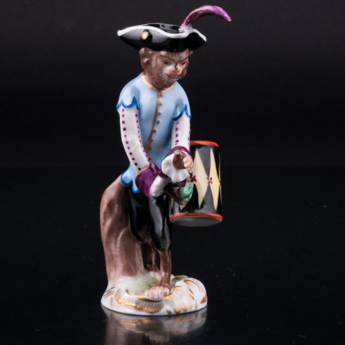 Обезьяна с барабаном, Volkstedt, Германия, сер. 20 в