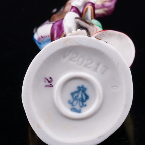 Обезьяна с барабаном, Volkstedt, Германия, сер. 20 в