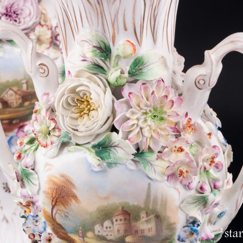 Две декоративные вазы, Coalport, Великобритания, кон. 19 - нач. 20 вв