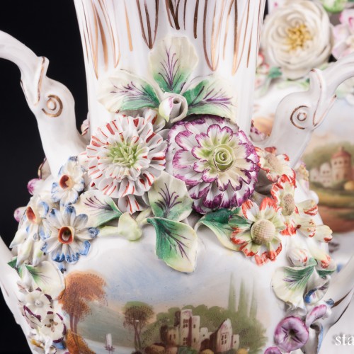 Две декоративные вазы, Coalport, Великобритания, кон. 19 - нач. 20 вв